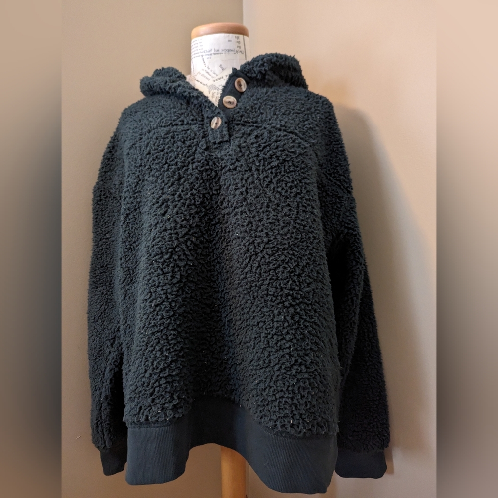 Sonoma Hooded Sweatshirt/Sweater Large Hunter Green